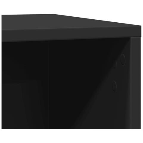 Recinto per Lettiera per Gatti Nero 80x50x45 cm in Truciolato - Foto 9