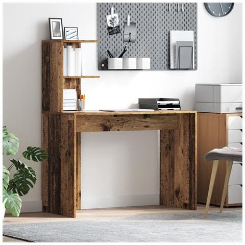 Scrivania in Legno Vintage Legno Vintage Legno Media Minimalista - Foto 2