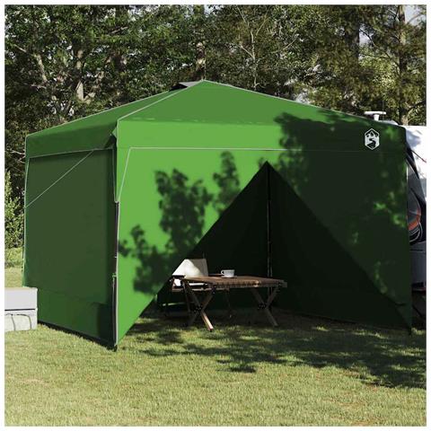 Tenda Aggiuntiva Pop-Up Verde 300 x 300 cm Tessuto - Foto 2