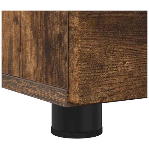 Mobile da Bagno Rovere fumo 76.5 x 35 x 64 cm Legno multistrato - Foto 9