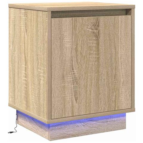 Armadio da Notte con rovere sonoma 39 x 34.5 x 50 cm - Foto 1