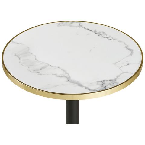 Tavolo Bistro - Nero - Metallo - 60x60x73 Cm - Foto 2