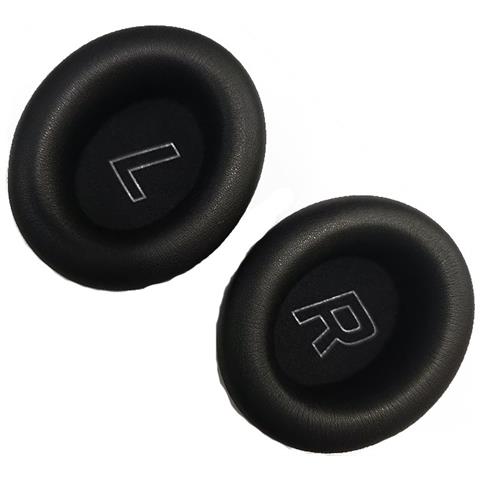 2 Cuscinetti Di Ricambio In Pelle Proteica Nera Compatibili Con Cuffie Gaming Hyperx Cloud Mix 2 - Foto 1