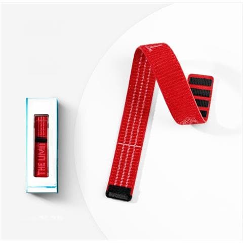 Cinturino Sport Loop In Nylon Da 22 Mm Compatibile Con Garmin Fenix 8/7/6 Pro / 7 Pro - Traspirante E Regolabile Red - Foto 2