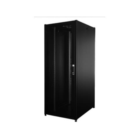 ARMADIO RACK PER RETI 19" 42U (A) 2002, (L) 800, (P) 1000 COLORE NERO PORTA TRAFORATA SERIE EAVI - Foto 2