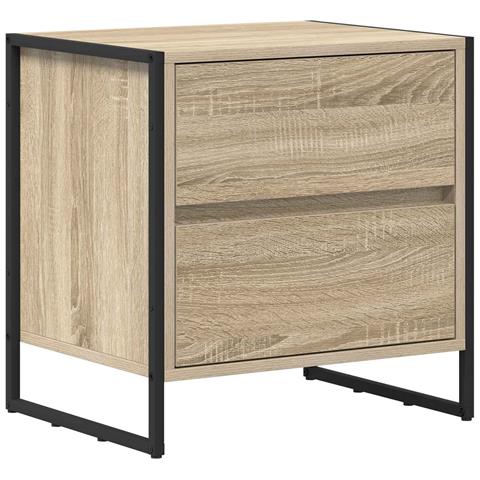 Comodino Sonoma 50 x 39.5 x 50 cm Legno multistrato - Foto 1