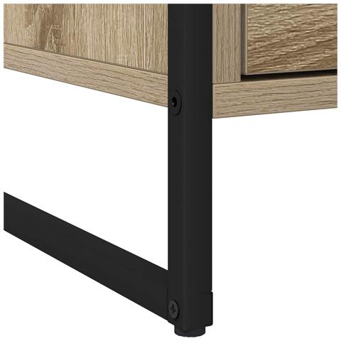 Comodino Sonoma 50 x 39.5 x 50 cm Legno multistrato - Foto 9
