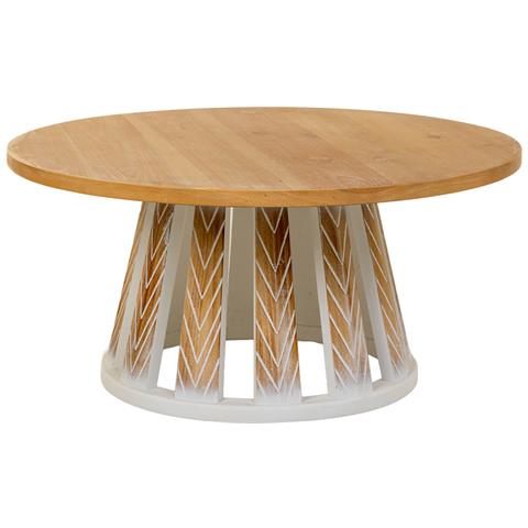 Tavolino Da Caffè In Legno Marrone 80x80x36,5h Cm - Foto 1