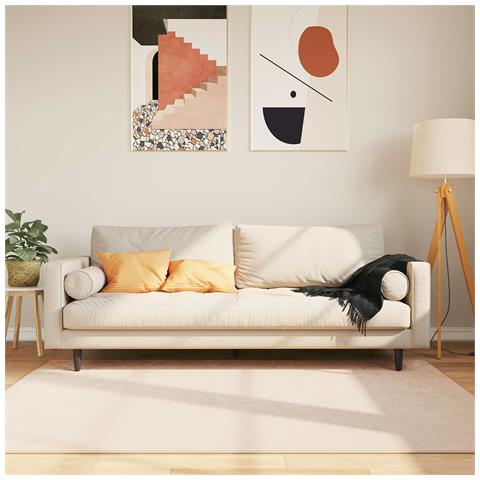 Tappeto Stampa Crema 170 x 120 cm Poliestere e PVC - Foto 2