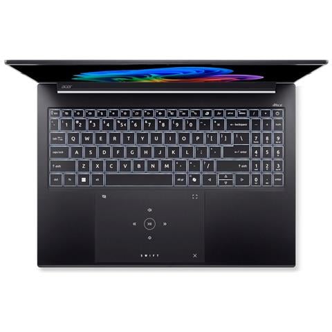 Swift Go 16 AI SFG16-74-756J Copilot+ PC Intel Core Ultra 7 256V Computer portatile 40,6 cm (16") WUXGA+ 16 GB LPDDR5x-SDRAM 1 TB SSD Wi-Fi 7 (802.11be) Windows 11 Home Tedesco Nero - Foto 2
