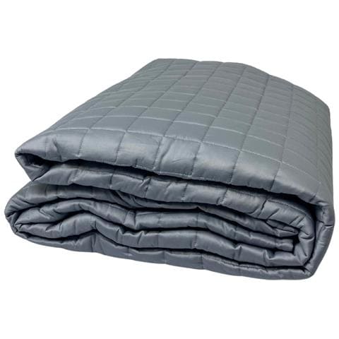 Quilt Trapuntino Piumino Estivo 100gr Mq Raso Cotone Tinta Unita Matrimoniale Matrimoniale Silver - Foto 5