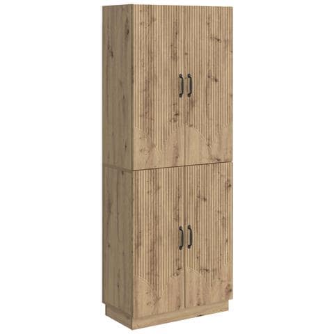 Set di armadi 2 pcs Rovere Artigianale Legno ingegnerizzato - Foto 1