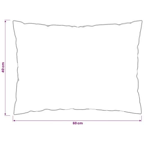 Cuscino FULDA 40 x 60 cm 100% piuma d’oca e piumino Bianco - Foto 7