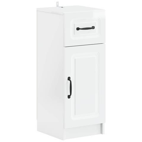 Set di armadietti da bagno in 3 pezzi UTRECHT Bianco Lucido - Foto 2
