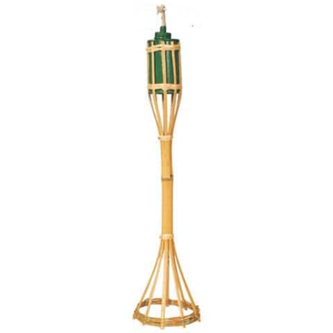 Torce in bamboo serbatoio in lamiera 24 pz da giardino 50 cm - Foto 2