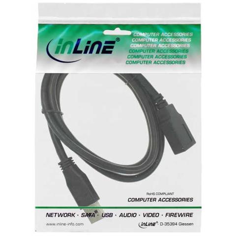 35620, Maschio / femmina, 2m, Oro, USB A, USB 3.0 - Foto 3