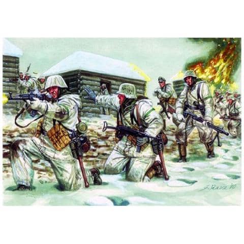 It6151 German Infantry (winter Uniform) Kit 1:72 Modellino - Foto 1