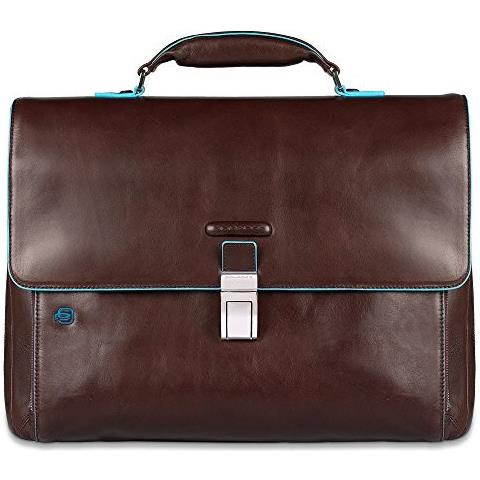 cartella porta computer espandibile con compartimento porta ipad® / ipad®air blu notte blue square ca3111b2 / blu - Foto 12