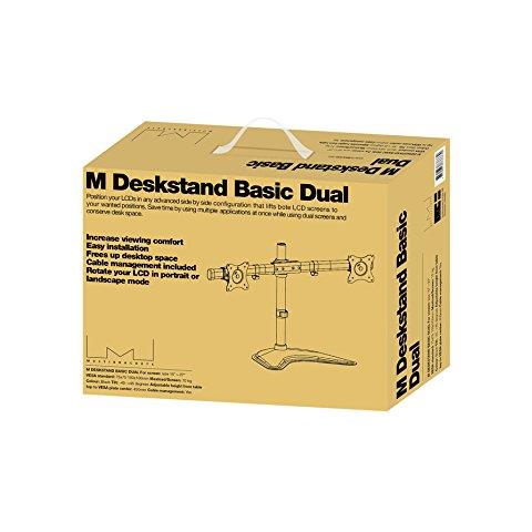 Supporto da Tavolo per Doppio Monitor 15"-27" Fino a Vesa 100x100 - Foto 3