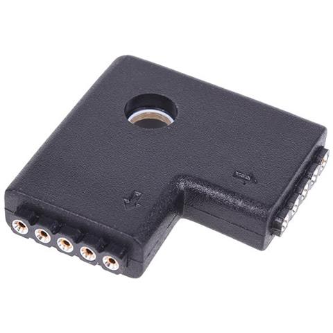 Aurora Led Rgbw Connector 90° - Black - Foto 1