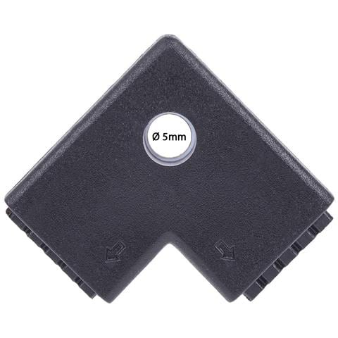 Aurora Led Rgbw Connector 90° - Black - Foto 3