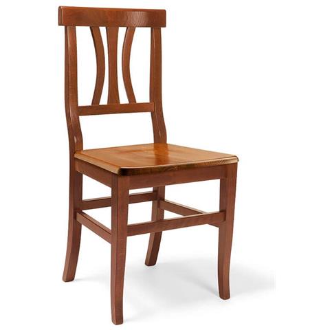 Isabelle - Sedia Curve In Legno Massello - Foto 1