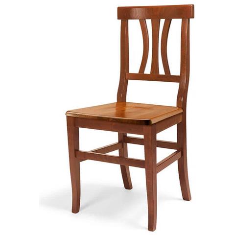 Isabelle - Sedia Curve In Legno Massello - Foto 2