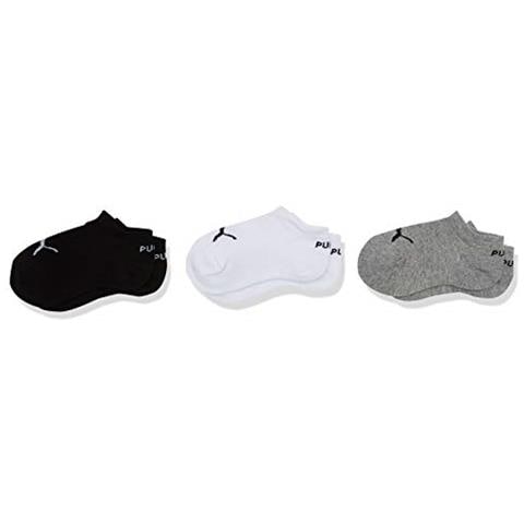 Invisible 3p Sport, Grigio (grey / white / black 803), Unica (taglia Produttore: 35/38) (pacco Da 3) Bambino - Foto 1