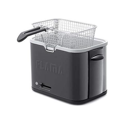 Mini Friggitrice Elettrica Compatta 620fl, 1000 W, 1 L Di Capacità, Temperatura Regolabile, Contenitore Con Rivestimento Antiaderente - Foto 2