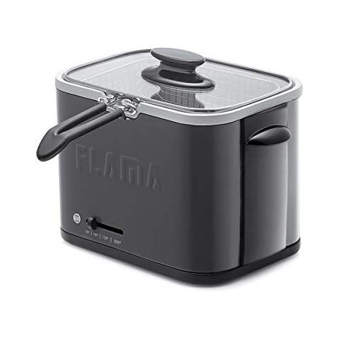 Mini Friggitrice Elettrica Compatta 620fl, 1000 W, 1 L Di Capacità, Temperatura Regolabile, Contenitore Con Rivestimento Antiaderente - Foto 1