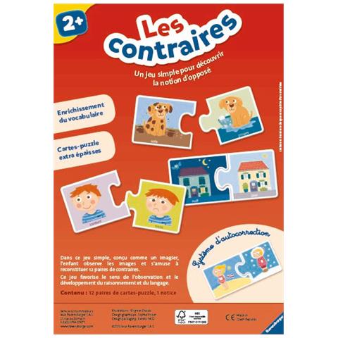 Les contraires Bambino Ragazzo / Ragazza giocattolo educativo - Foto 2