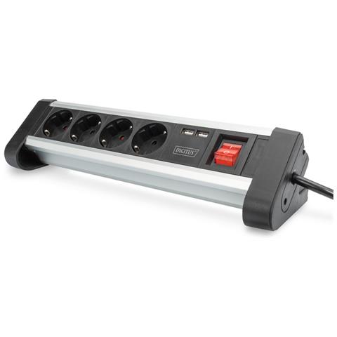 4-fold power strip Office 2x USB socket - Foto 1
