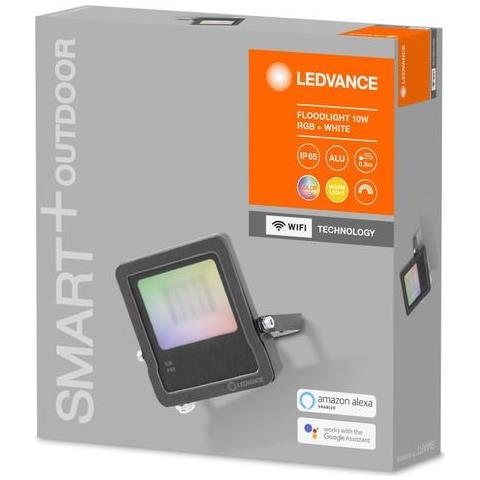 Ledvance Luce Da Esterno Smart Led Da Parete, Wifi, Smart+ Multicolor / 10 W, 220…240 V, Rgbw, 3000 K, Materiale: Alluminio - Foto 2