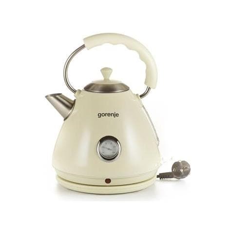 K17cli Standard, Plastica / metallo, Crema, 2200 W, Base Girevole A 360°, 1,7 L - Foto 1