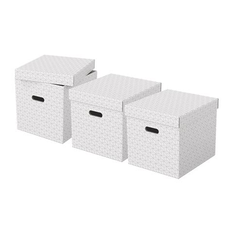 Esselte 628288 Scatola Di Conservazione Armadietto Portaoggetti Rettangolare Cartoncino Bianco - Foto 2