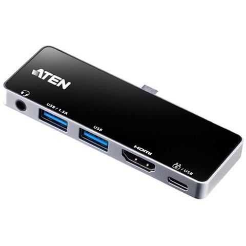 Uh3238 Docking Station Per Dispositivo Mobile Nero, Argento - Foto 5