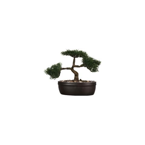 Pianta Bonsai Artificiale Con Vaso Verde - Foto 4
