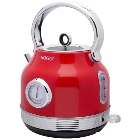Retrò Bollitore 2200 W E 1.8 Litri Rosso - Foto 2
