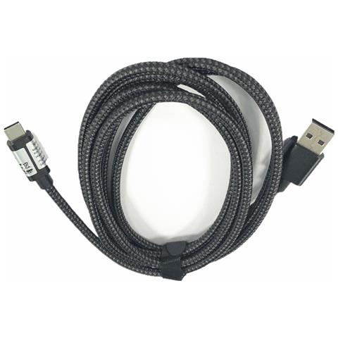 Cavo Da Usb 2.0 A Usb-c Ricarica Rapida 3a Black 2 Metri - Foto 5