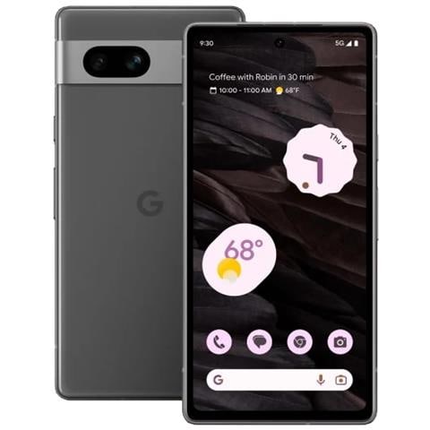 Pixel 7a 5G 128 GB 5G Dual Sim Display 6.1" OLED Slot Nano SD Fotocamera 64 Mpx Android Nero - Foto 1