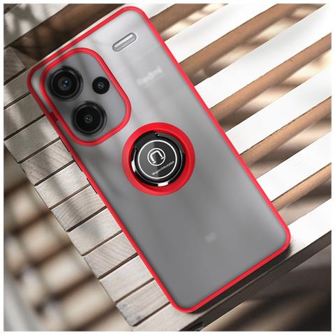 Cover Per Redmi Note 13 Pro Plus Anello Metallico Supporto Ringrip - Foto 2