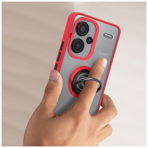 Cover Per Redmi Note 13 Pro Plus Anello Metallico Supporto Ringrip - Foto 5