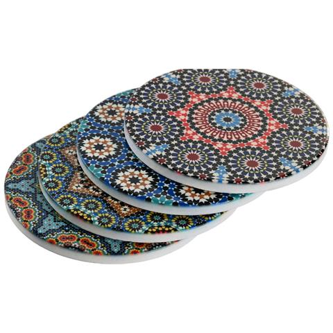 Sottobicchieri Dkd Home Decor 10,8 X 10,8 X 0,7 Cm - Foto 2