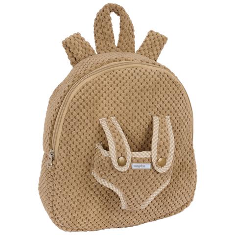 Zaino Per Bambini Orsetto Di Peluche Marrone 23 X 27 X 7,5 Cm - Foto 2