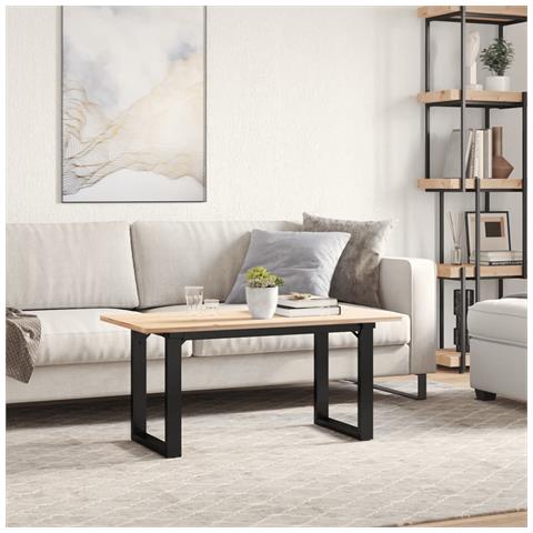 Telaio Gambe A O Per Tavolino Da Salotto 70x30x43 Cm In Ghisa - Foto 3