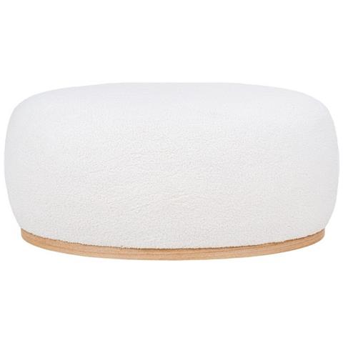 Pouf Manhattan - Bianco - Mdf - 88,5x54,5x36 Cm - Foto 1