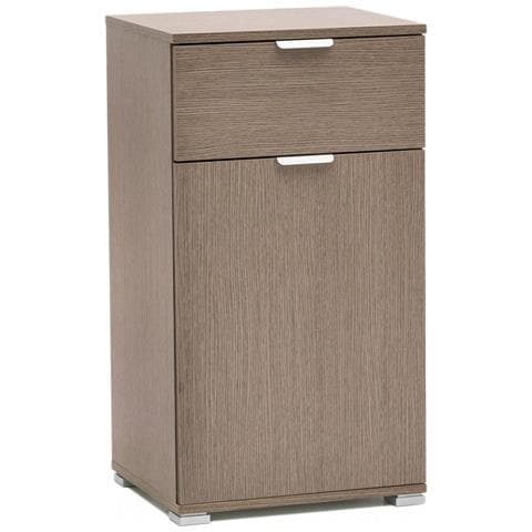 Mobiletto Da Ingresso Casa Con 1 Anta Ed 1 Cassetto In Legno Nobilitato Bilaminato Linea Classic - Foto 1