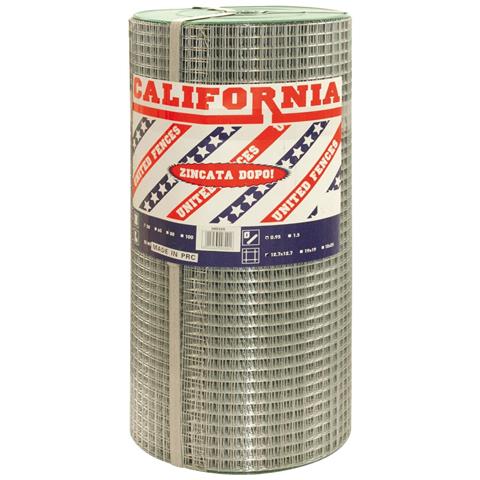 Rete Per Recinzioni Animali Elettrosaldata Zincata Con Maglia Quadrata 12x25mm Rotolo 25mt. - 80cm - Foto 1