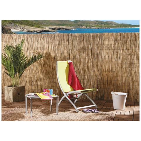 Rotolo Arella Rete Recinzione Canna Bamboo Cannette Frangivista Naturale 100x500 Arella - Foto 1