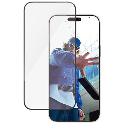 Salvadisplay Per Iphone 16 Pro Max Con Filtro Privacy Uwf, Nero Transparente - Foto 1